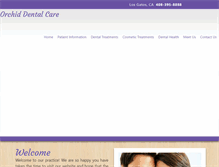 Tablet Screenshot of orchiddental.com